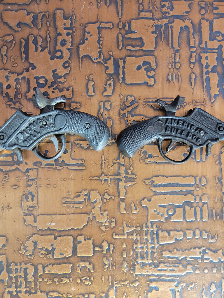 Antique American Bull Dog Cap Guns. - image 4 of 5