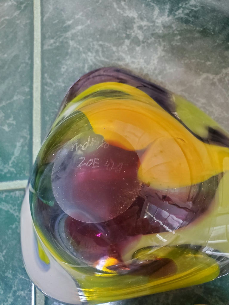 Glass Vase And Bowl - image 6 of 6