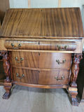 Wooden Secretary Desk with Drawers - thumbnail 1 of 10