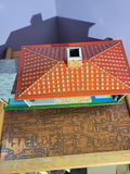 Tin Toy Doll House With Furniture. #1 - thumbnail 5 of 6