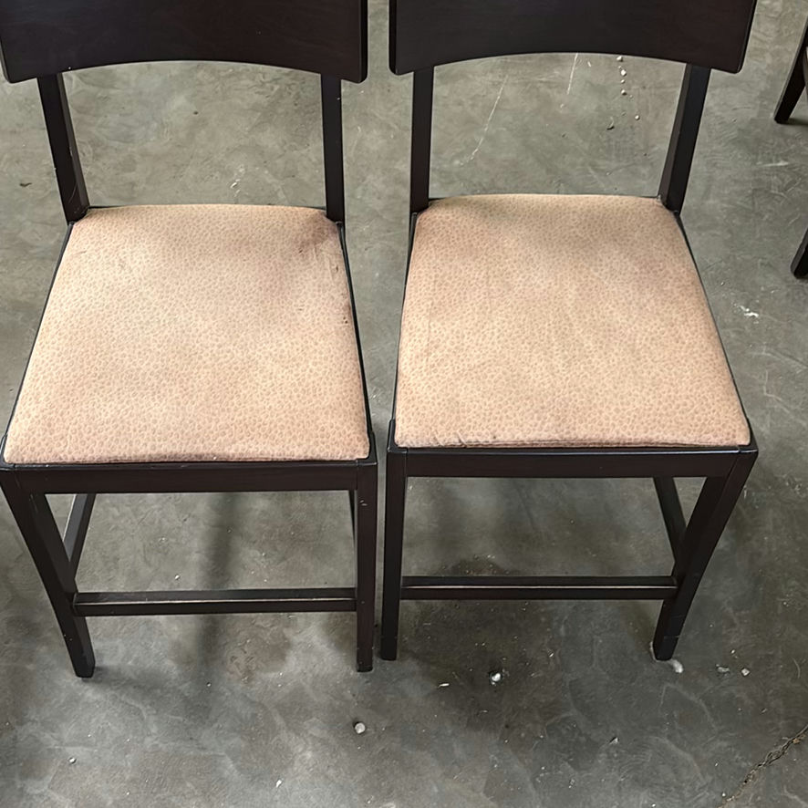 Pair of Upholstered Bar Stools - image 2 of 8