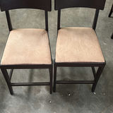 Pair of Upholstered Bar Stools - thumbnail 2 of 8