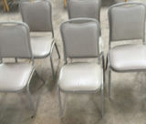 Set of Padded Metal Chairs - thumbnail 1 of 5