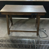 Wooden Desk Table with Built-In Power Outlets and USB Ports - thumbnail 2 of 16