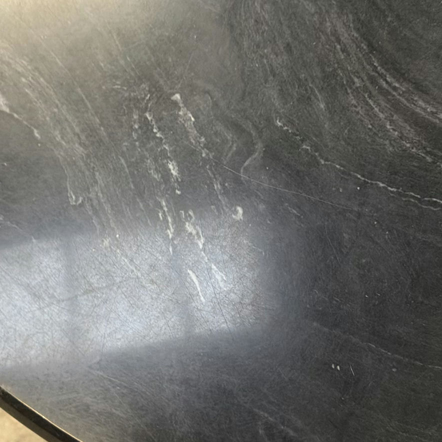 Round Black Coffee Table - image 4 of 6