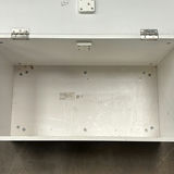 Wooden Writing Desk and White Storage Bench - thumbnail 4 of 8