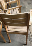 Set of Four Wooden Armchairs - thumbnail 3 of 5