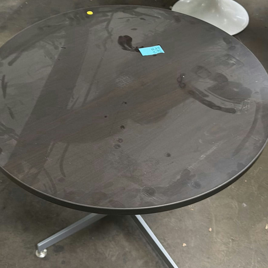 Round Black Table - image 2 of 4