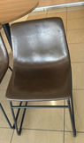 Set of Four Brown Upholstered Dining Chairs - thumbnail 2 of 5