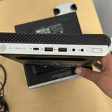 HP EliteDesk 800 G4 Desktop Mini PCs with Power Adapters - thumbnail 4 of 6