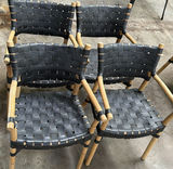 Set of Four Woven Armchairs - thumbnail 1 of 5