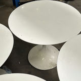 Set of Four White Pedestal Tables - thumbnail 6 of 6