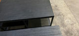 Set of Black Wood and Metal Side Tables - thumbnail 7 of 8