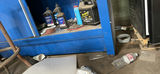Blue Metal Workbench and Storage Cabinet - thumbnail 2 of 5