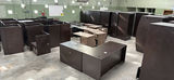 Dark Wood Executive Office Desk sets- 25 sets total - thumbnail 7 of 8