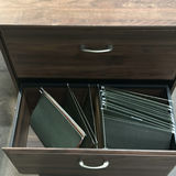 Two-Drawer Woodgrain Filing Cabinet - thumbnail 2 of 5