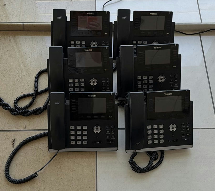 Set of Yealink SIP-T46G IP Phones - image 1 of 5