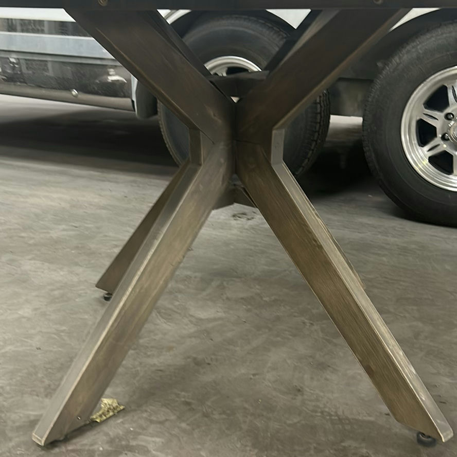 Round Wooden Table - image 3 of 5