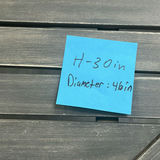 Round Outdoor Dining Table - thumbnail 5 of 5