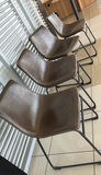 Set of Four Brown Upholstered Dining Chairs - thumbnail 2 of 5
