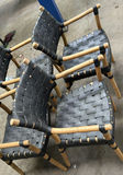 Set of Woven Strap Armchairs - thumbnail 5 of 5
