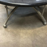 Round Black Coffee Table - thumbnail 3 of 6