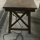 Wooden Desk Table with Built-In Power Outlets and USB Ports - thumbnail 5 of 16