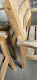 Set of Three Wooden Armchairs - thumbnail 4 of 5