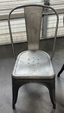 Pair of Metal Dining Chairs - thumbnail 2 of 7