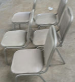 Set of Padded Metal Chairs - thumbnail 2 of 5