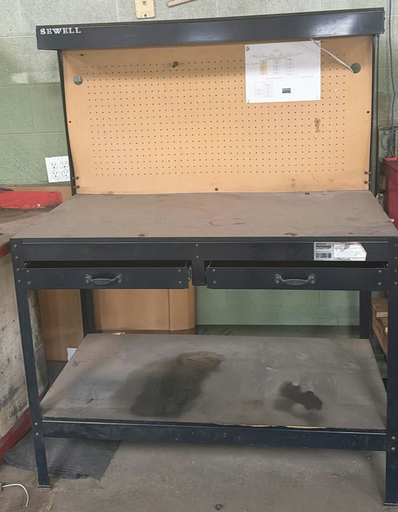 Sewell Multipurpose Workbench with Pegboard and Drawers - image 1 of 5