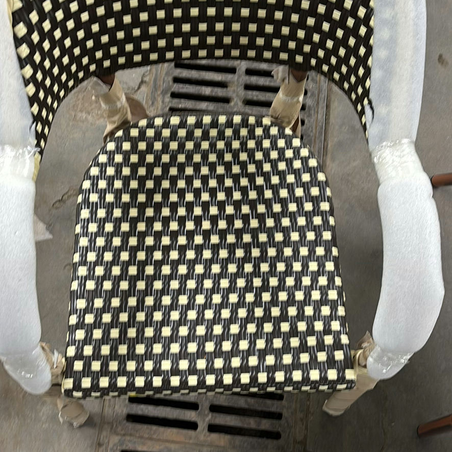 Two Woven Dining Chairs - image 4 of 6