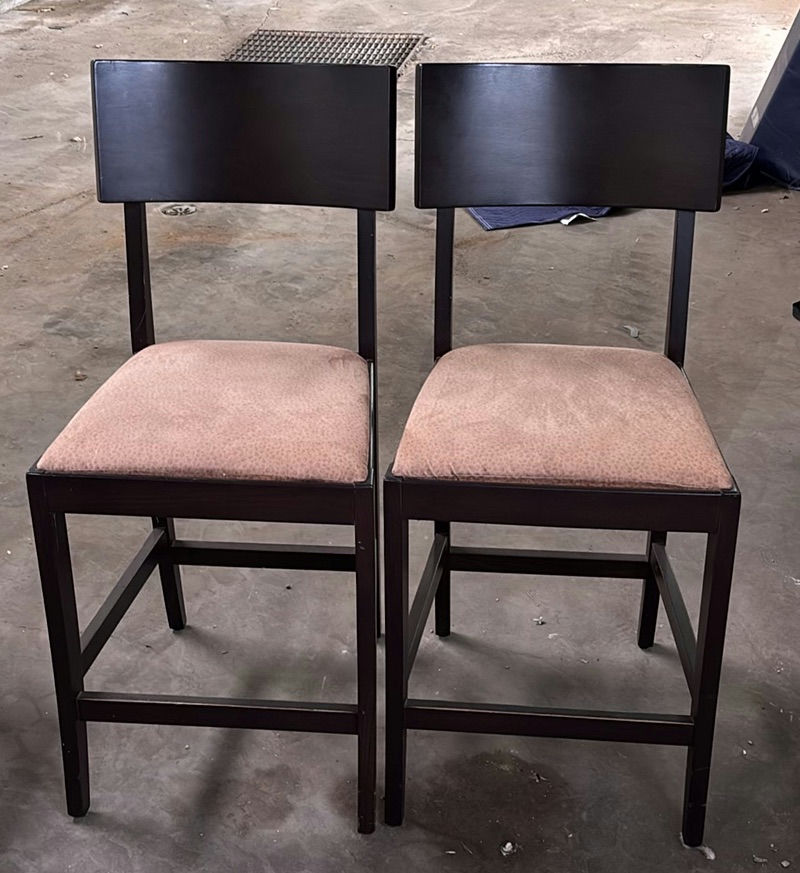 Pair of Upholstered Bar Stools - image 1 of 8