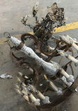 Two Metal Chandeliers - thumbnail 3 of 7