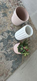 Abstract Area Rug, Lamp and 3 Planters - thumbnail 6 of 6