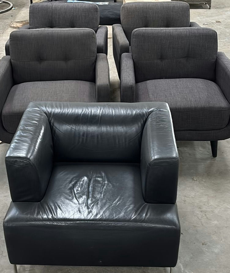 Five Armchairs - image 1 of 9