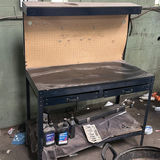 Metal Workbench with Pegboard and Drawers - thumbnail 1 of 6