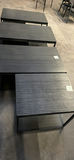 Set of Black Wood and Metal Side Tables - thumbnail 3 of 8