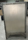 Industrial Metal and Glass Sideboard Cabinet - thumbnail 6 of 9