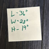 Set of Black Wood and Metal Side Tables - thumbnail 6 of 8