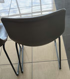 Set of Four Brown Upholstered Dining Chairs - thumbnail 3 of 5