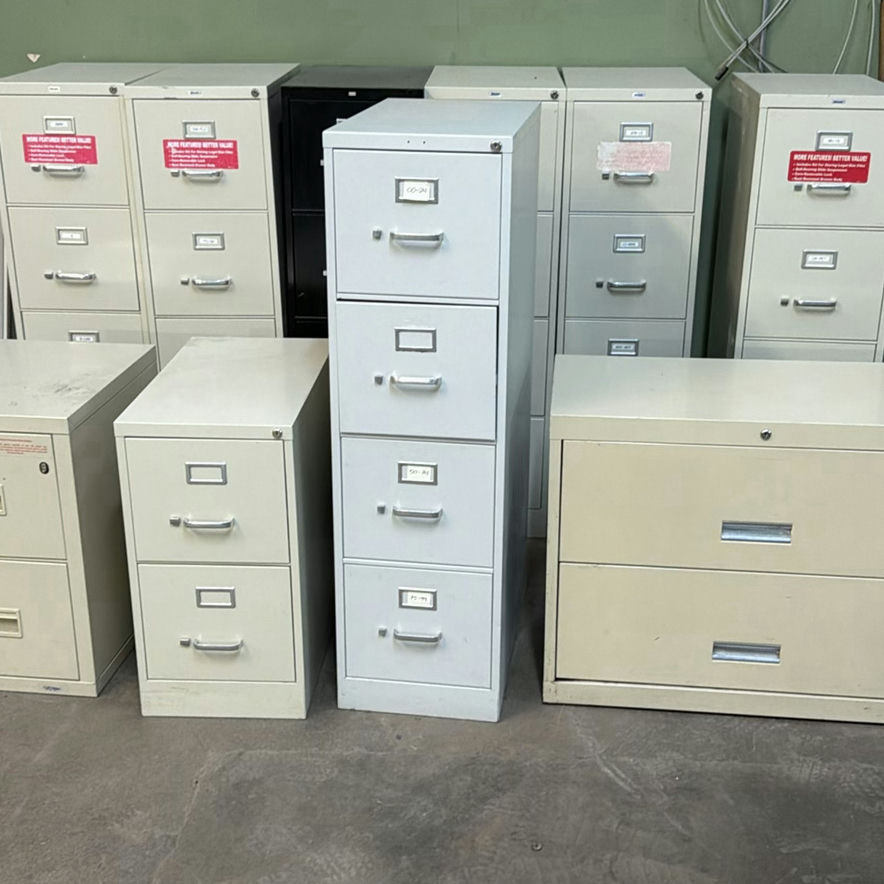 Metal Filing Cabinets Assortment - image 1 of 6