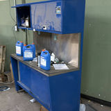 Blue Metal Workbench Cabinet with ACDelco Fluid Containers - thumbnail 4 of 5