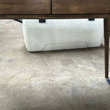 Wooden Writing Desk and White Storage Bench - thumbnail 7 of 8
