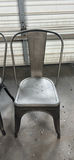Pair of Metal Dining Chairs - thumbnail 3 of 7