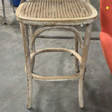 Wooden Bar Stool and Red Armchair - thumbnail 3 of 9
