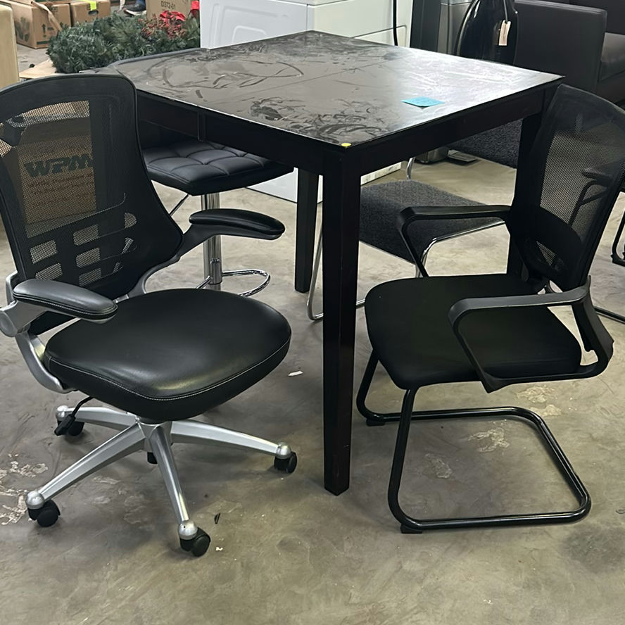Square Dining Table with Four Chairs - image 2 of 5