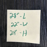Set of Black Wood and Metal Side Tables - thumbnail 4 of 8