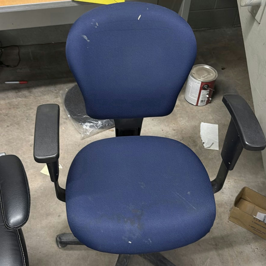 Two Office Chairs and Rolling Utility Cart - image 3 of 4