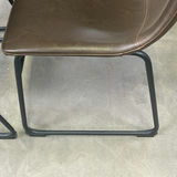 Set of Four Brown Upholstered Dining Chairs - thumbnail 5 of 5